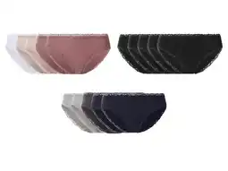 Lidl esmara Set van 5 geribde dames onderbroeken aanbieding