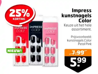 Trekpleister Impress kunstnagels sja Color aanbieding