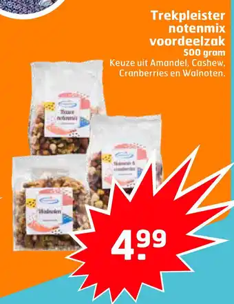 Trekpleister Trekpleister notenmix voordeelzak 500 gram aanbieding