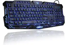 Bol.com Backlit LED M200 Bedraad USB Kabel Gaming Toetsenbord PC Laptop Computer Keyboard Gamer Backlight aanbieding