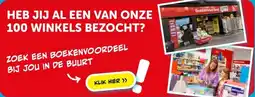 Boekenvoordeel Heb Jij Al Een Van Onze 100 Winkels Bezocht? aanbieding