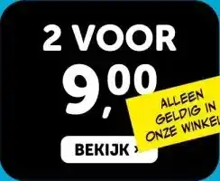 Boekenvoordeel 2 Voor 9.00 aanbieding