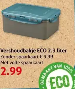 Hoogvliet Vershoudbakje ECO 2.3 liter aanbieding