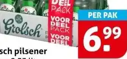 Hoogvliet Grolsch pilsener aanbieding