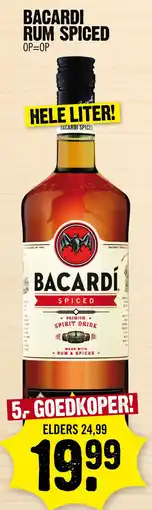 Super Dirck 3 BACARDI RUM SPICED aanbieding