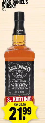 Super Dirck 3 JACK DANIEL'S WHISKY aanbieding