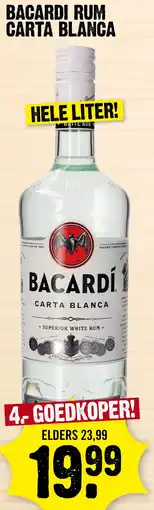 Super Dirck 3 BACARDI RUM CARTA BLANCA aanbieding