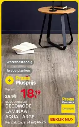 Praxis DECOMODE LAMINAAT AQUA LARGE aanbieding
