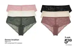 Zeeman Dames brazilian aanbieding