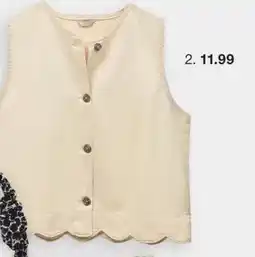Zeeman Dames gilet aanbieding