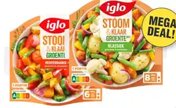 Budget Food Iglo Stoom & Klaar Groente Klassiek of Mediterraans aanbieding