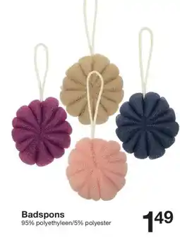 Zeeman Badspons aanbieding