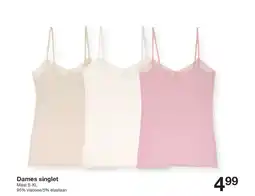 Zeeman Dames singlet aanbieding