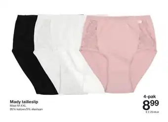 Zeeman Mady tailleslip aanbieding