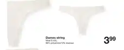 Zeeman Dames string aanbieding