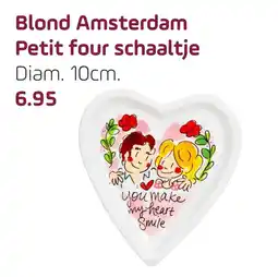 Coppelmans Blond Amsterdam Petit four schaaltje aanbieding