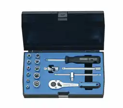 Conrad Gedore 20 EMU-10 6162220 Dopsleutelset 1/4 (6.3 mm) 16-delig aanbieding