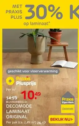 Praxis DECOMODE LAMINAAT ORIGINAL aanbieding