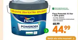 GAMMA Flexa Powerdek 10 liter + 25% gratis aanbieding