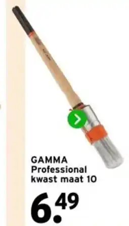 GAMMA GAMMA Professional kwast maat 10 aanbieding