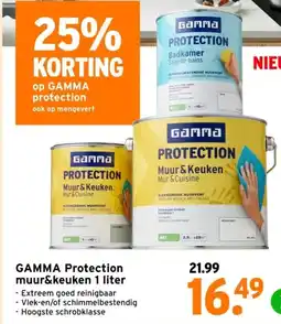 GAMMA GAMMA Protection muur&keuken 1 liter aanbieding