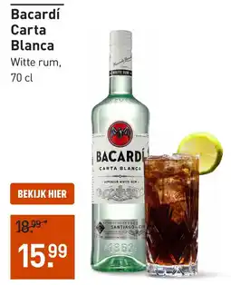 Gall & Gall Bacardí Carta Blanca aanbieding