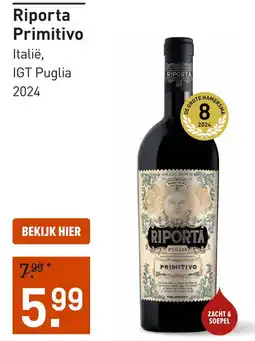Gall & Gall Riporta Primitivo aanbieding
