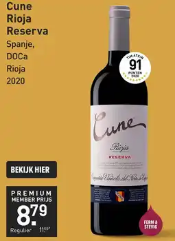 Gall & Gall Cune Rioja Reserva aanbieding