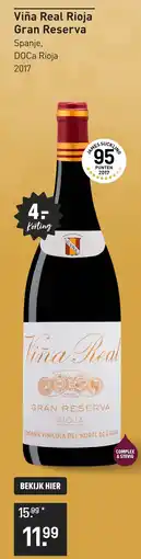 Gall & Gall Viña Real Rioja Gran Reserva aanbieding