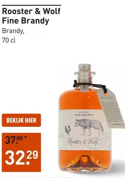 Gall & Gall Rooster & Wolf Fine Brandy aanbieding