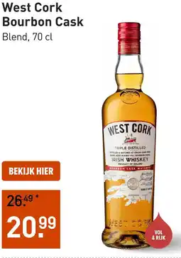 Gall & Gall West Cork Bourbon Cask aanbieding
