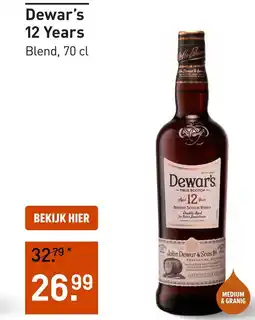 Gall & Gall Dewar's 12 Years aanbieding