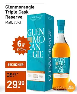Gall & Gall Glenmorangie Triple Cask Reserve aanbieding