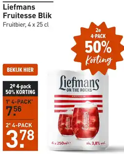Gall & Gall Liefmans Fruitesse Blik aanbieding