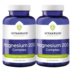 Plein.nl 2x Vitakruid Magnesium 200 Complex aanbieding