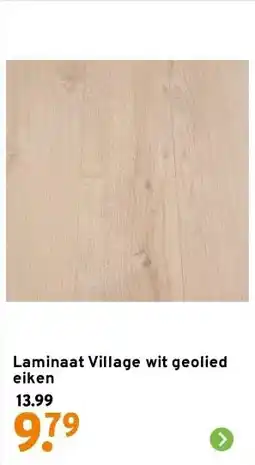 GAMMA Laminaat Village wit geolied eiken aanbieding