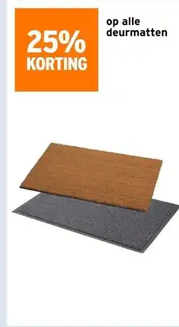 GAMMA op alle deurmatten aanbieding