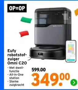 GAMMA Eufy robotstof- zuiger Omni C20 aanbieding