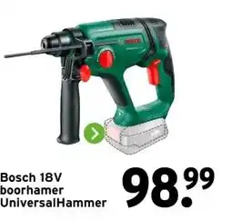 GAMMA Bosch 18V boorhamer UniversalHammer aanbieding