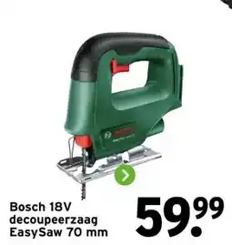 GAMMA Bosch 18V decoupeerzaag EasySaw aanbieding