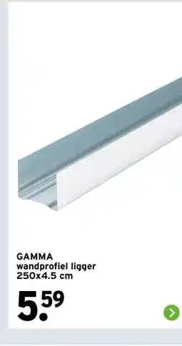 GAMMA GAMMA wandprofiel ligger aanbieding
