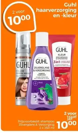Trekpleister Guhl haarverzorging en -kleur aanbieding