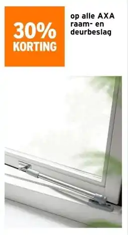 GAMMA op alle AXA raam- en deurbeslag aanbieding