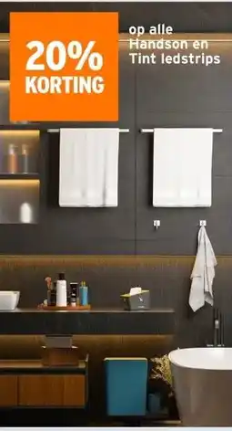 GAMMA op alle Handson en Tint ledstrips aanbieding