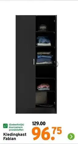 GAMMA Kledingkast Fabian aanbieding