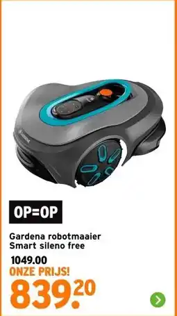 GAMMA Gardena robotmaaier Smart sileno free aanbieding