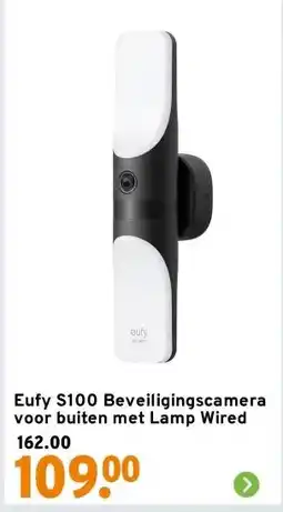 GAMMA Eufy S100 Beveiligingscamera voor buiten met Lamp Wired aanbieding