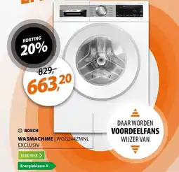 Expert Bosch WGG244ZMNL EXCLUSIV aanbieding