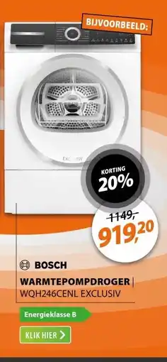 Expert Bosch WQH246CENL EXCLUSIV aanbieding