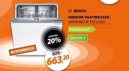 Expert Bosch SMV4HBX13E EXCLUSIV aanbieding